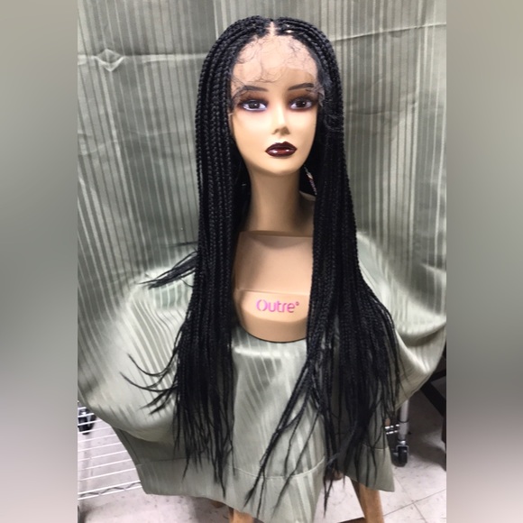 Outre Knotless Square Part Braids 13x4 Lace Frontal Wig - Picture 2 of 16
